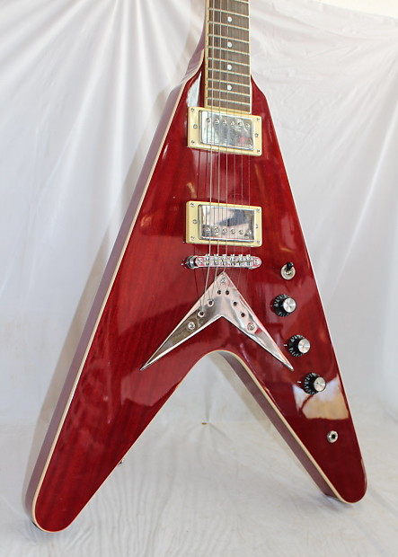 443x620 Hamer Vector Xt Flying V Red Reverb