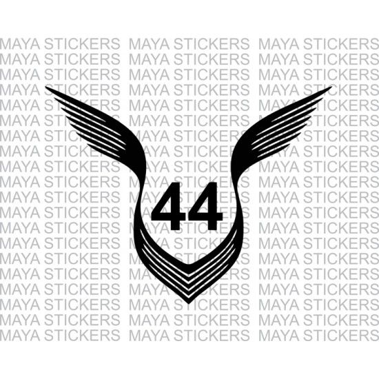 550x550 Lewis Hamilton Logo With Wings Decal Stickers Lewis Hammilton