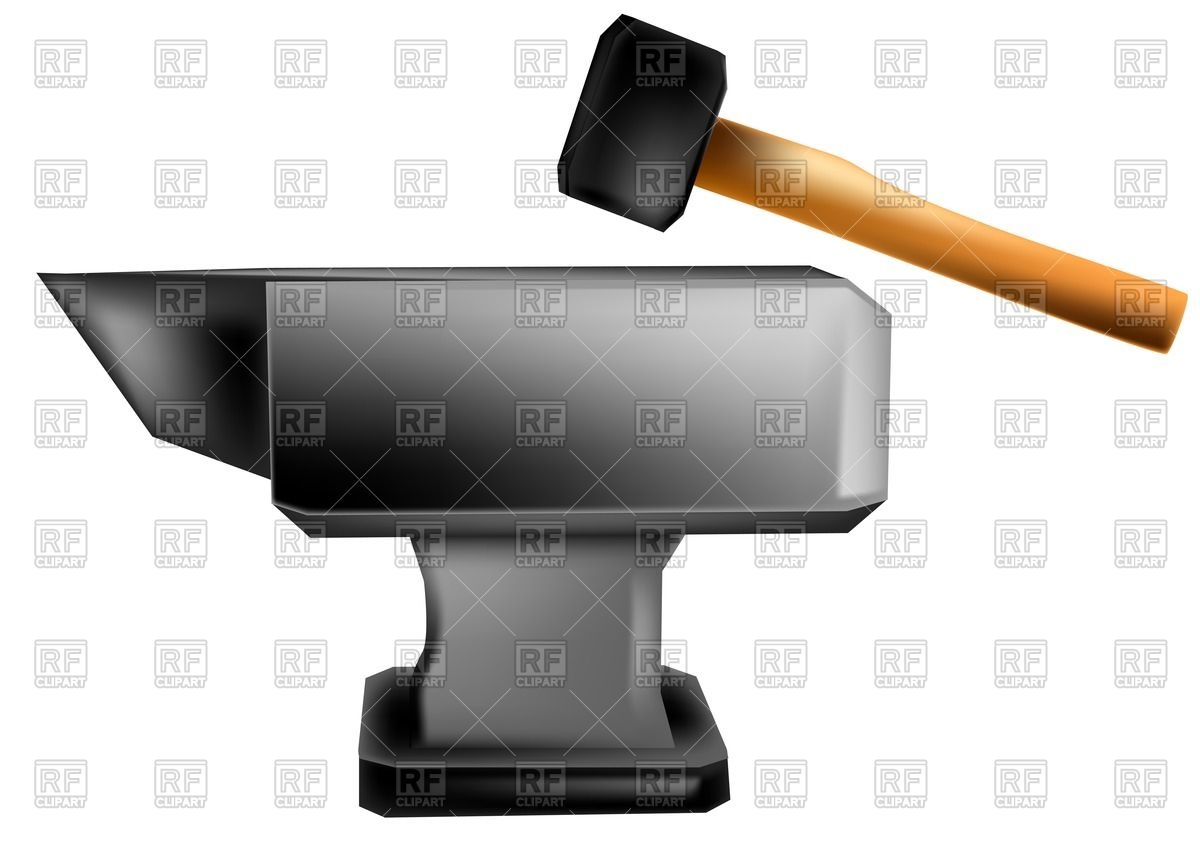 1200x845 Anvil And Hammer Vector Image Of Objects Arkela