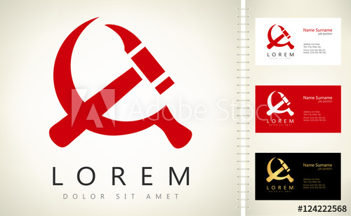 500x308 Hammer And Sickle Vector Illustration