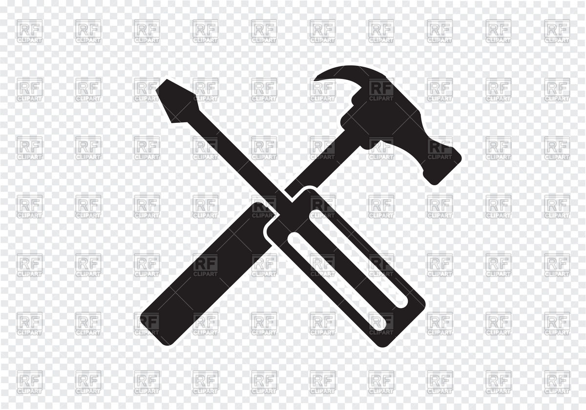 1200x841 Tools And Hammer Icon Vector Image Of Industrial Tools Tumdee
