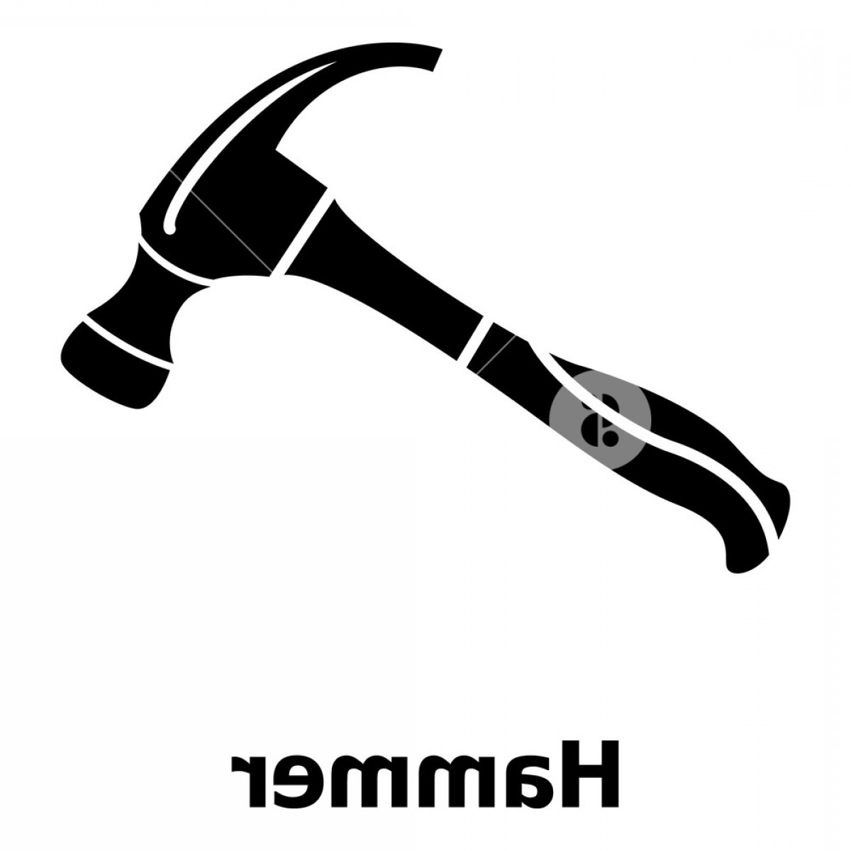 1200x1200 Hammer Icon Simple Illustration Of Hammer Vector Icon For Web