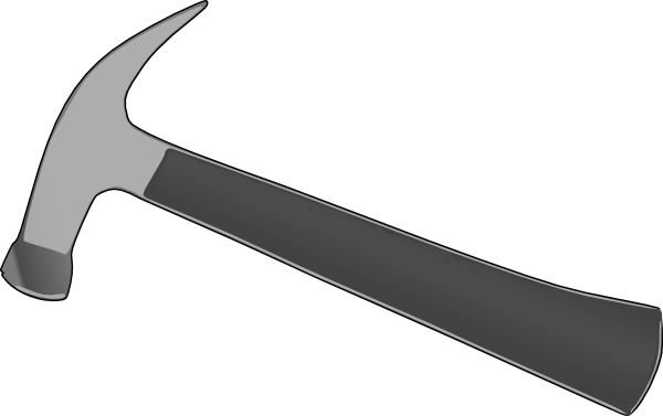 600x377 Hammer Clip Art Silhouette Download Vector Clip