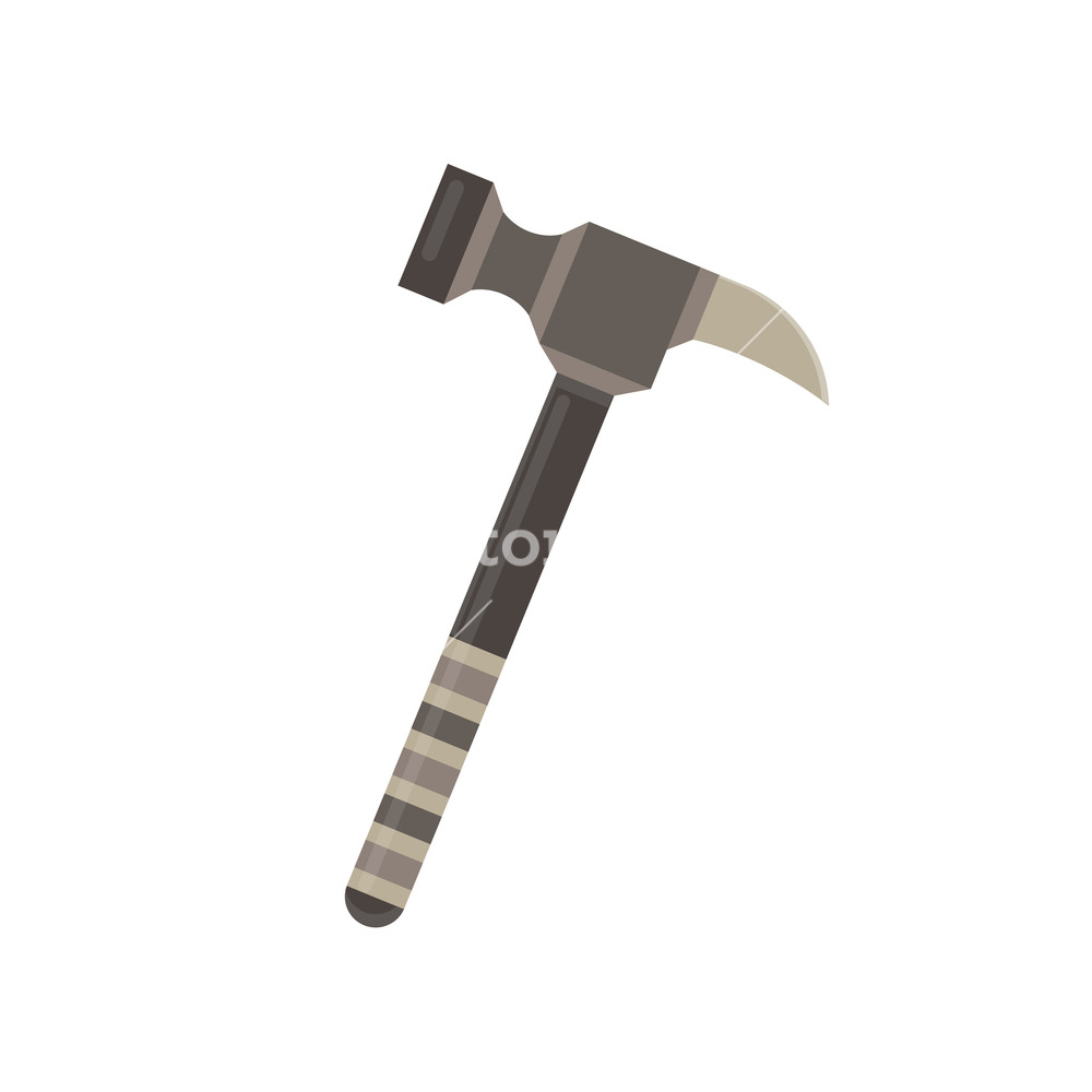 1000x1000 Hammer Icon Vector Isolated Tool Silhouette Symbol Illustration