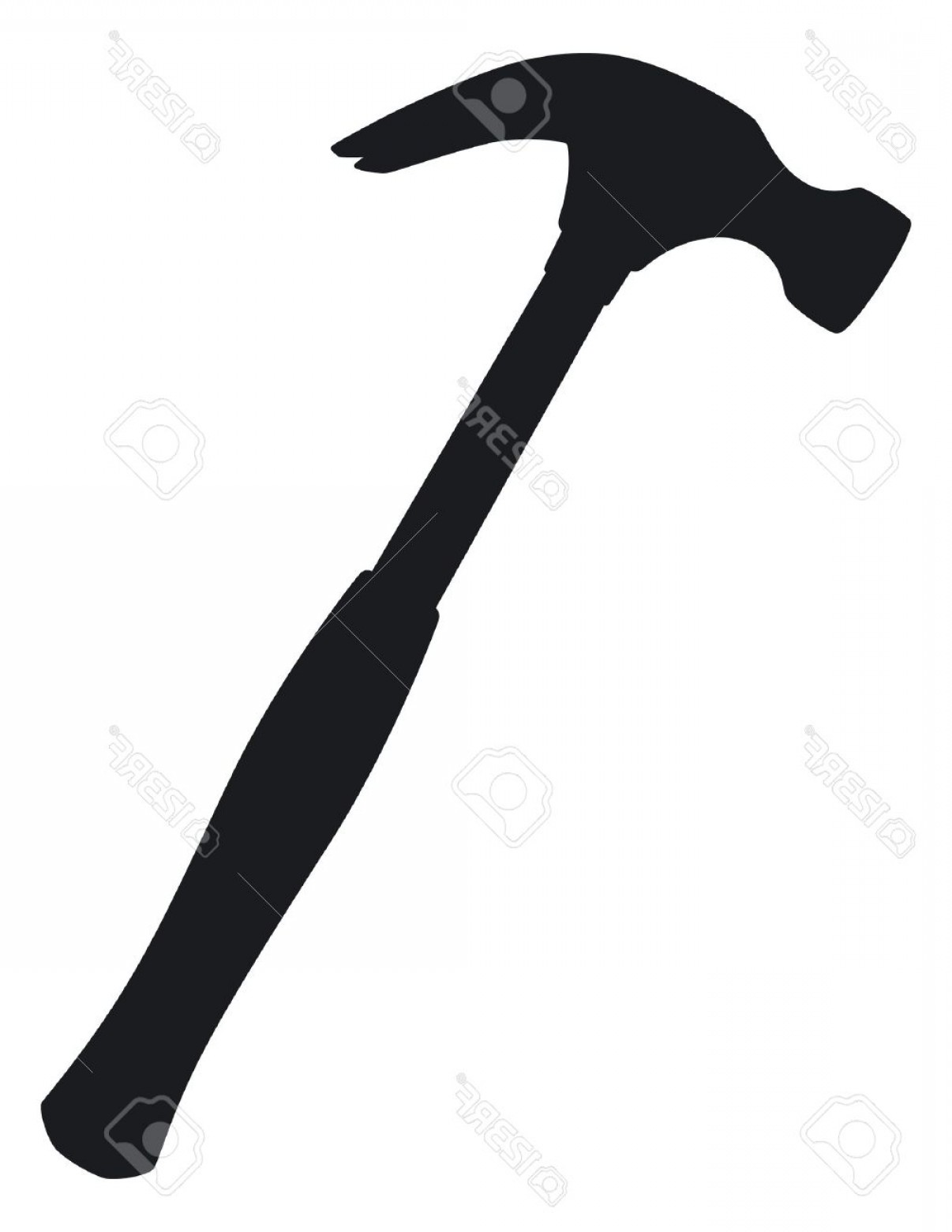 1206x1560 Photohammer Silhouette On A White Background Cqrecords