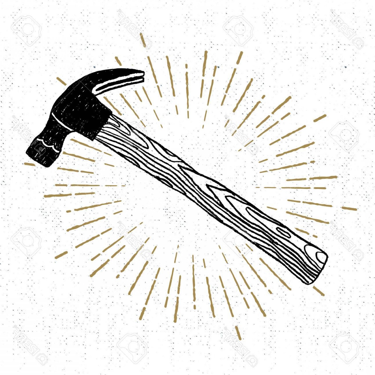 1560x1560 Hammer Vector Drawing Catchsplace
