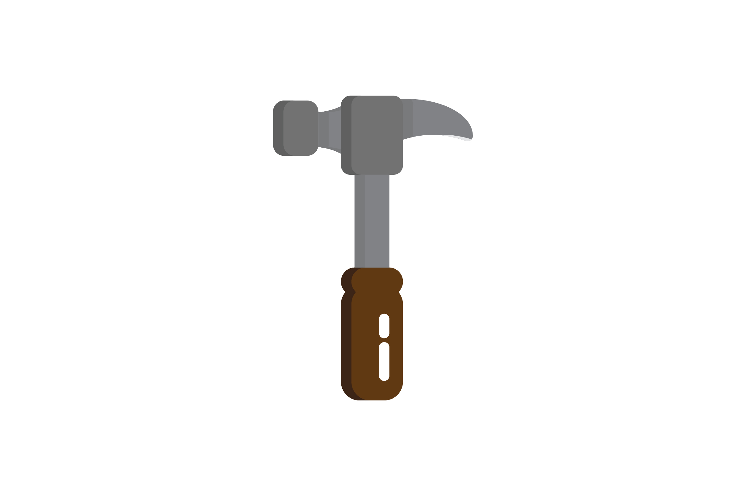 2417x1609 Hammer Vector Graphic