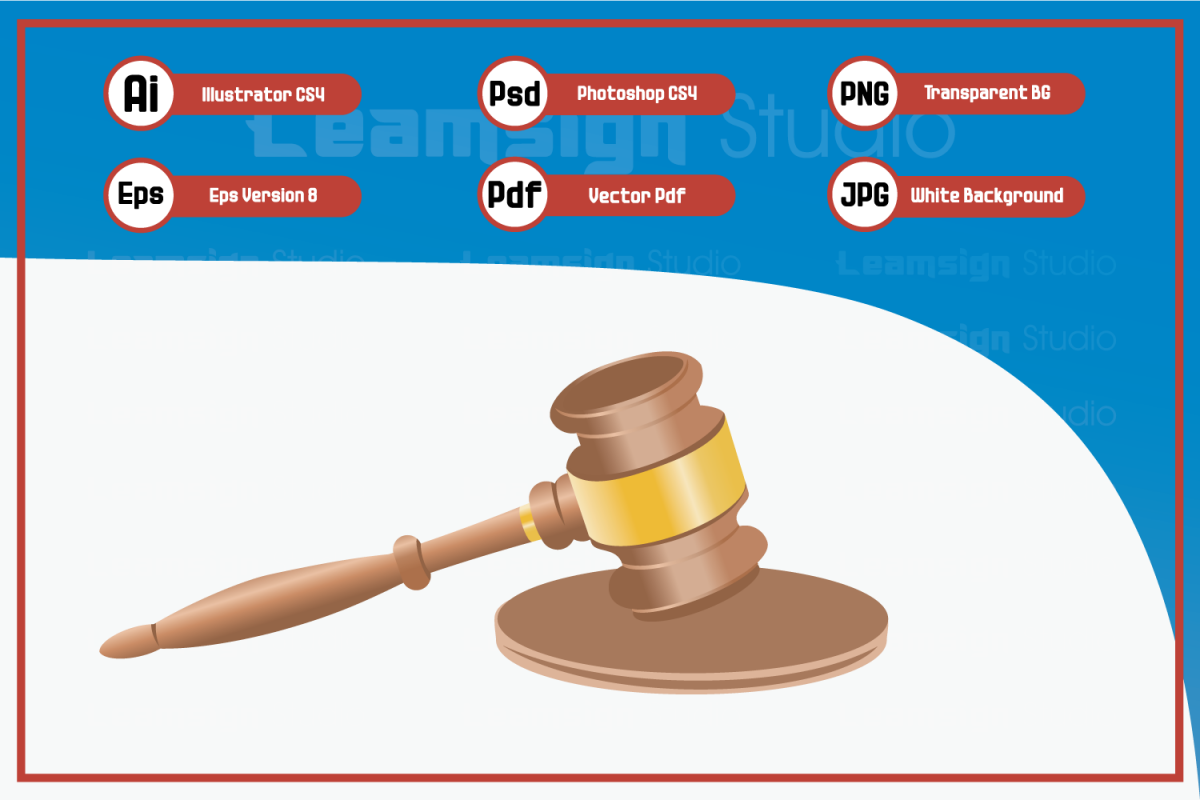 1200x800 Realistic Justice Hammer