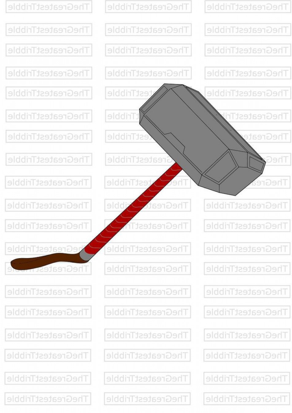 952x1344 Thors Hammer Mjolnir Png Vector Catchsplace