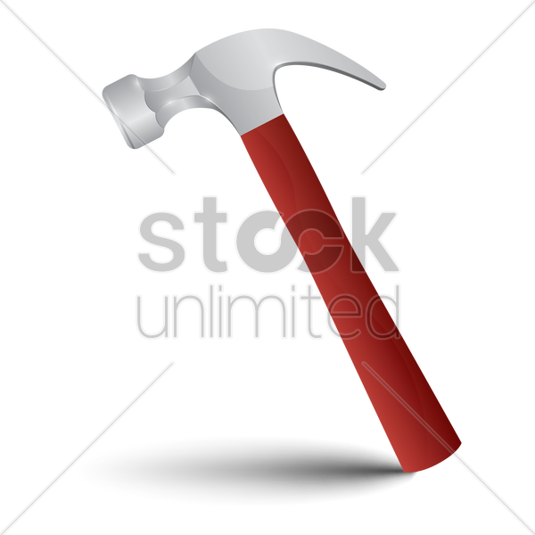 600x600 Claw Hammer Vector Image