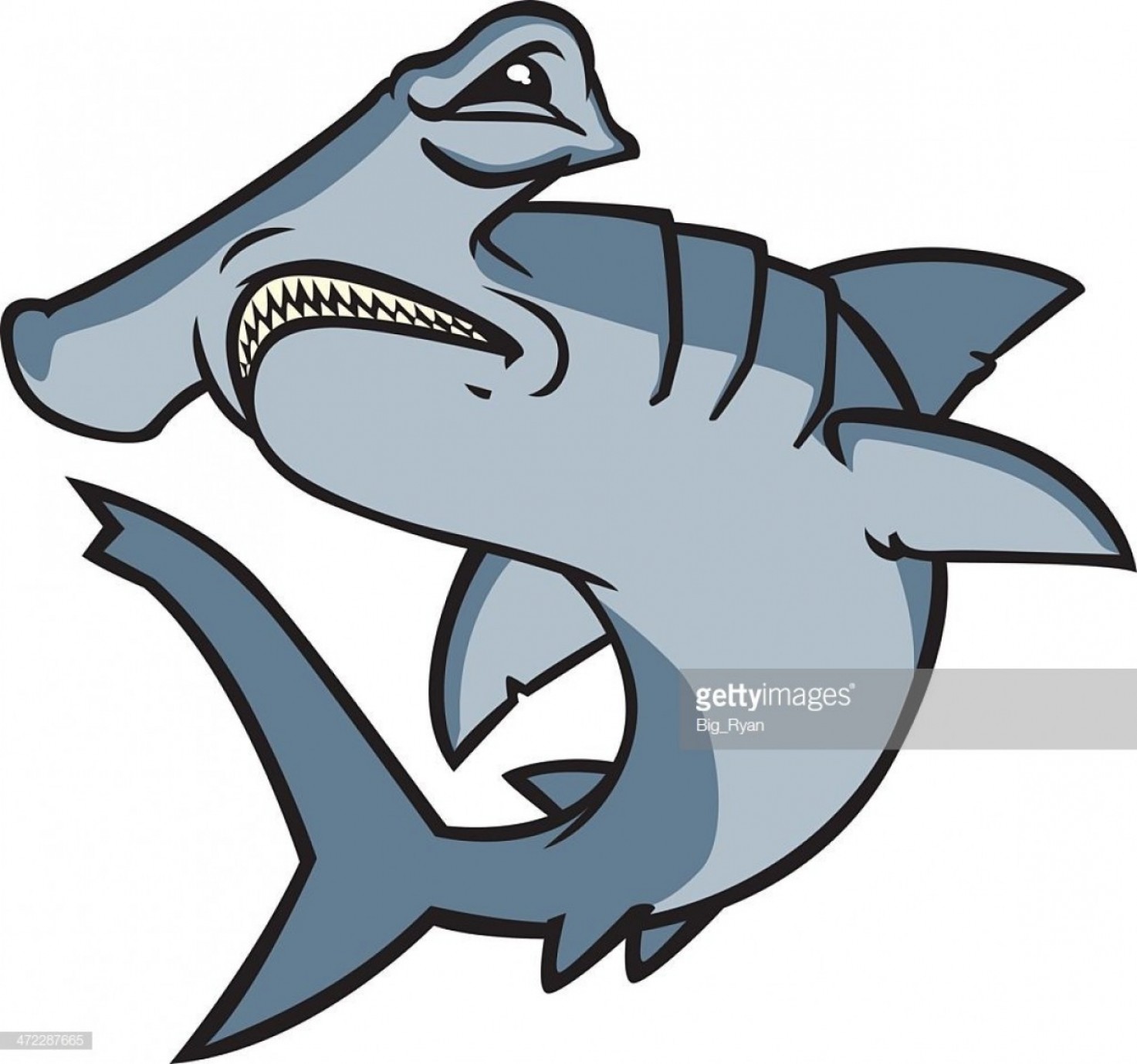 Cartoon Happy Shark Fotos e Imágenes de stock - Alamy