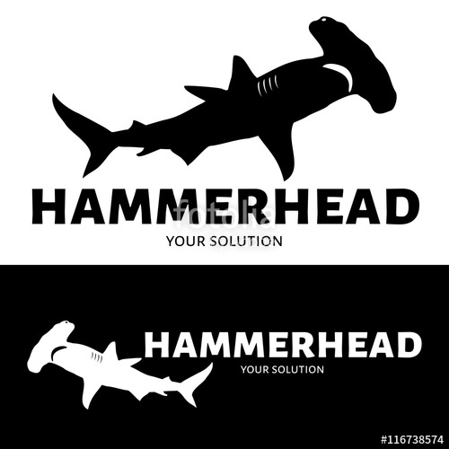 500x500 Vector Logo Hammerhead Brand's Logo In The Form Of A Hammerhead