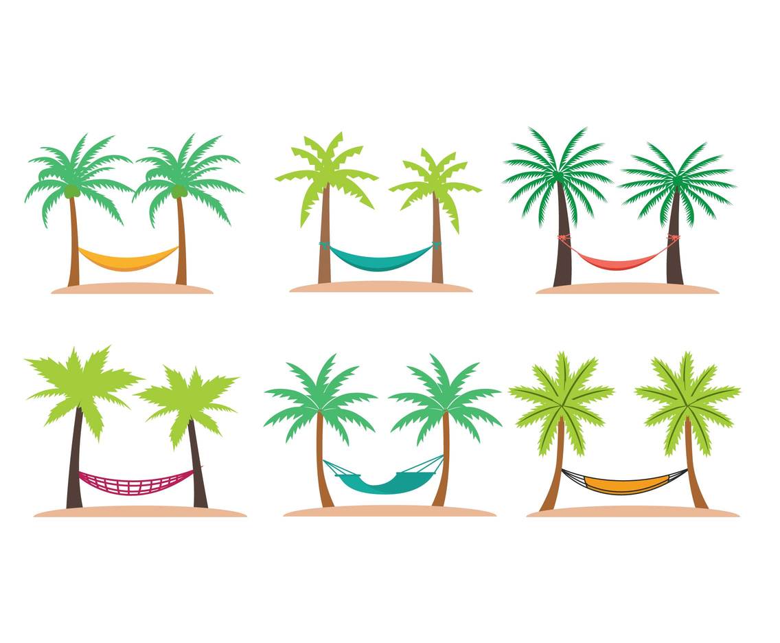 1136x936 Hammock Vector Set Vector Art Graphics