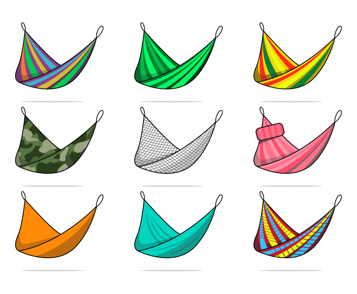 1136x936 Hammock Vector With Many Pattern Vector Art Graphics