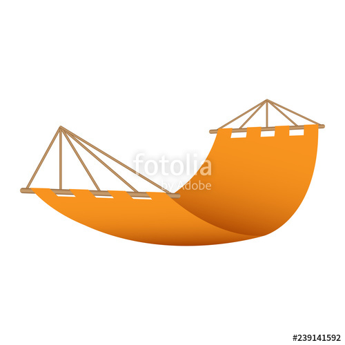 500x500 Beach Hammock Icon Realistic Illustration Of Beach Hammock Vector