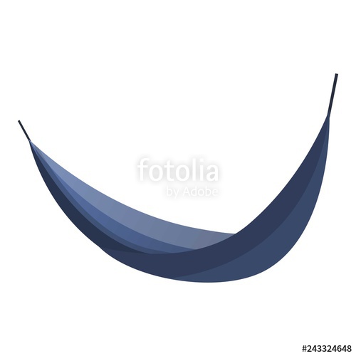 500x500 Blue Hammock Icon Cartoon Of Blue Hammock Vector Icon For Web