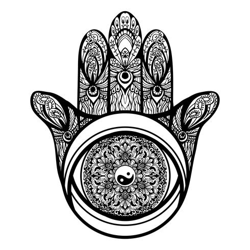 490x490 Hamsa Hand Illustration