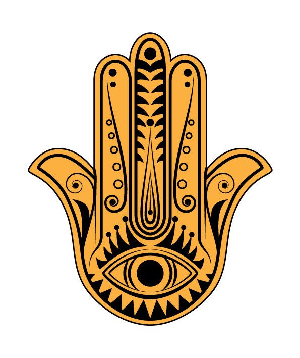 595x709 Hamsa Hand Vector, Hand Of Fatima Vector Clipart, Instant Download