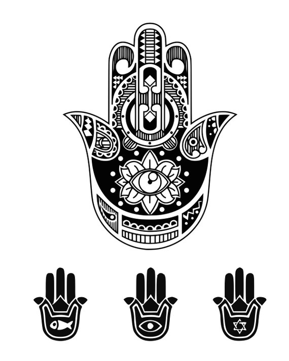 Hamsa Hand Vector at Vectorified.com | Collection of Hamsa Hand Vector ...