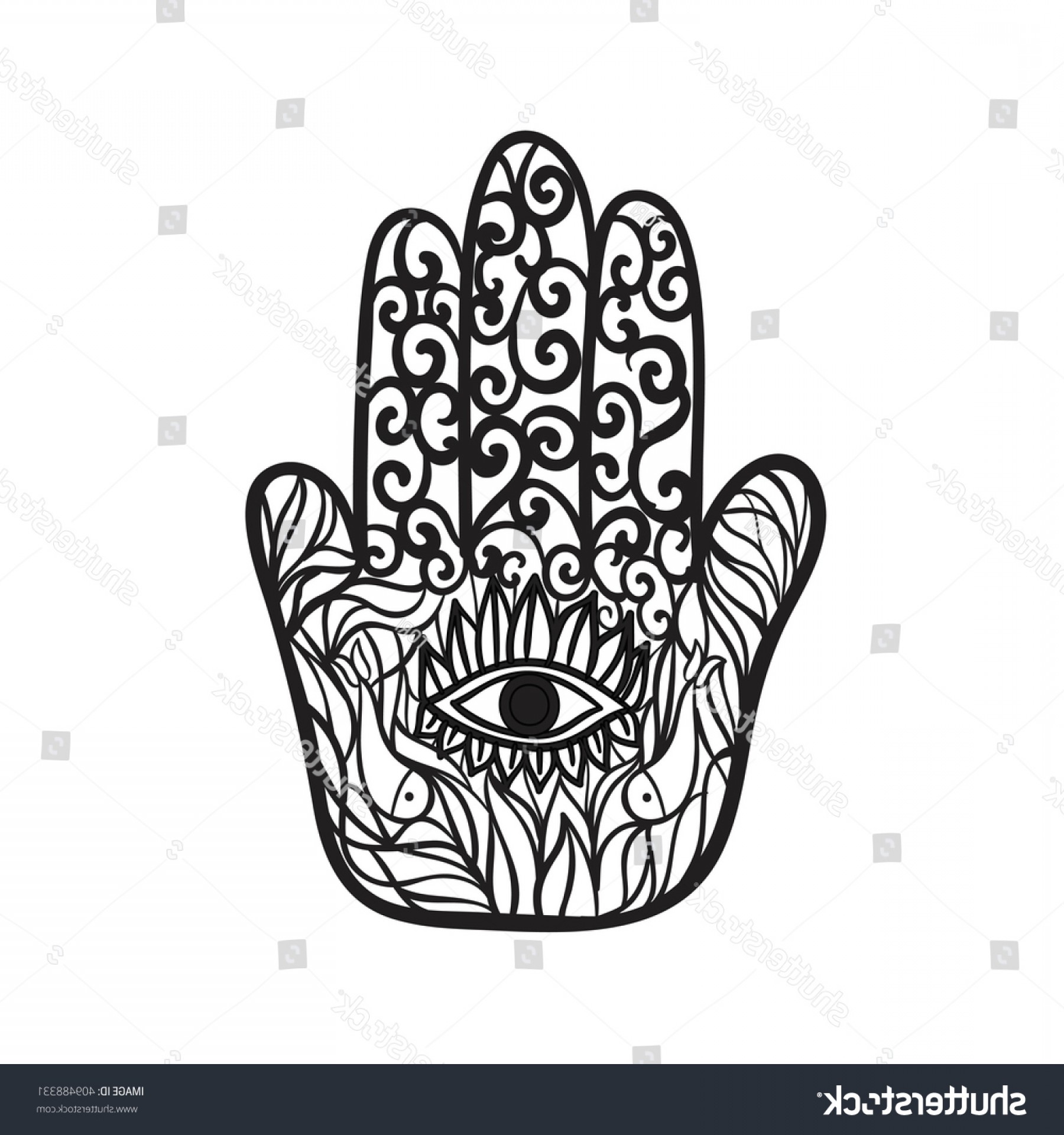 1800x1920 Hand Drawn Hamsa Vector Illustration Fatima Geekchicpro