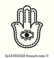180x195 Free Art Print Of Hamsa Symbol Vector Illustration Of Decorative