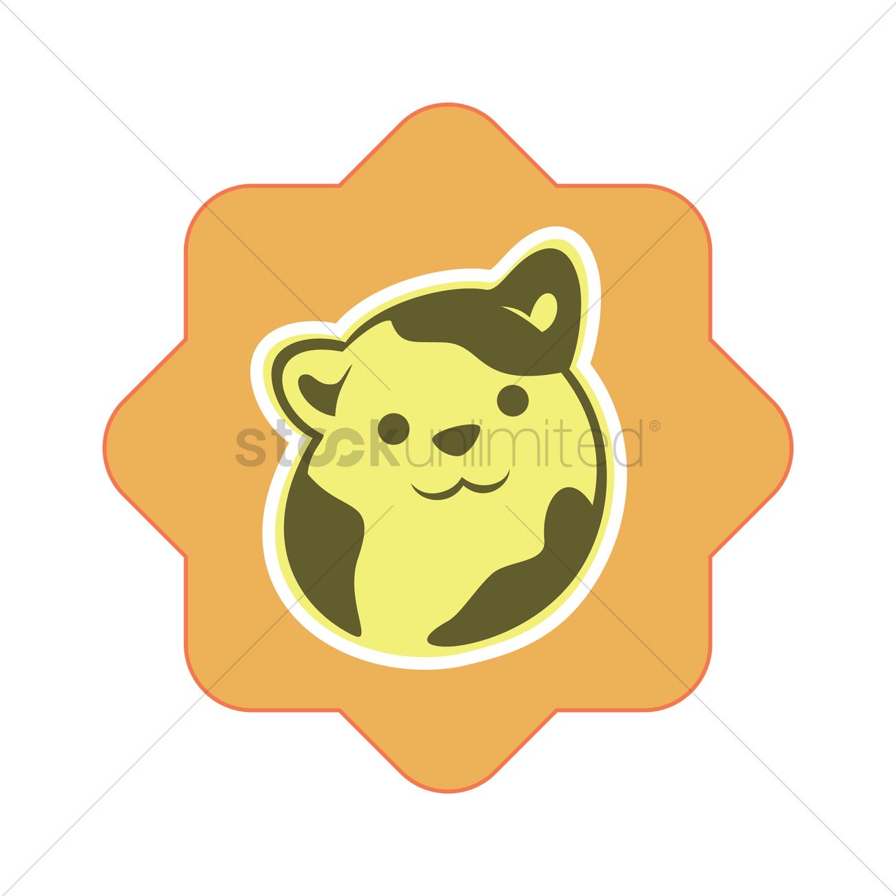 1300x1300 Hamster Vector Image