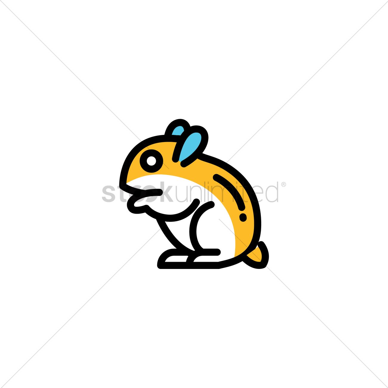 1300x1300 Hamster Vector Image