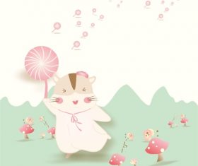 280x235 Hamster Vector