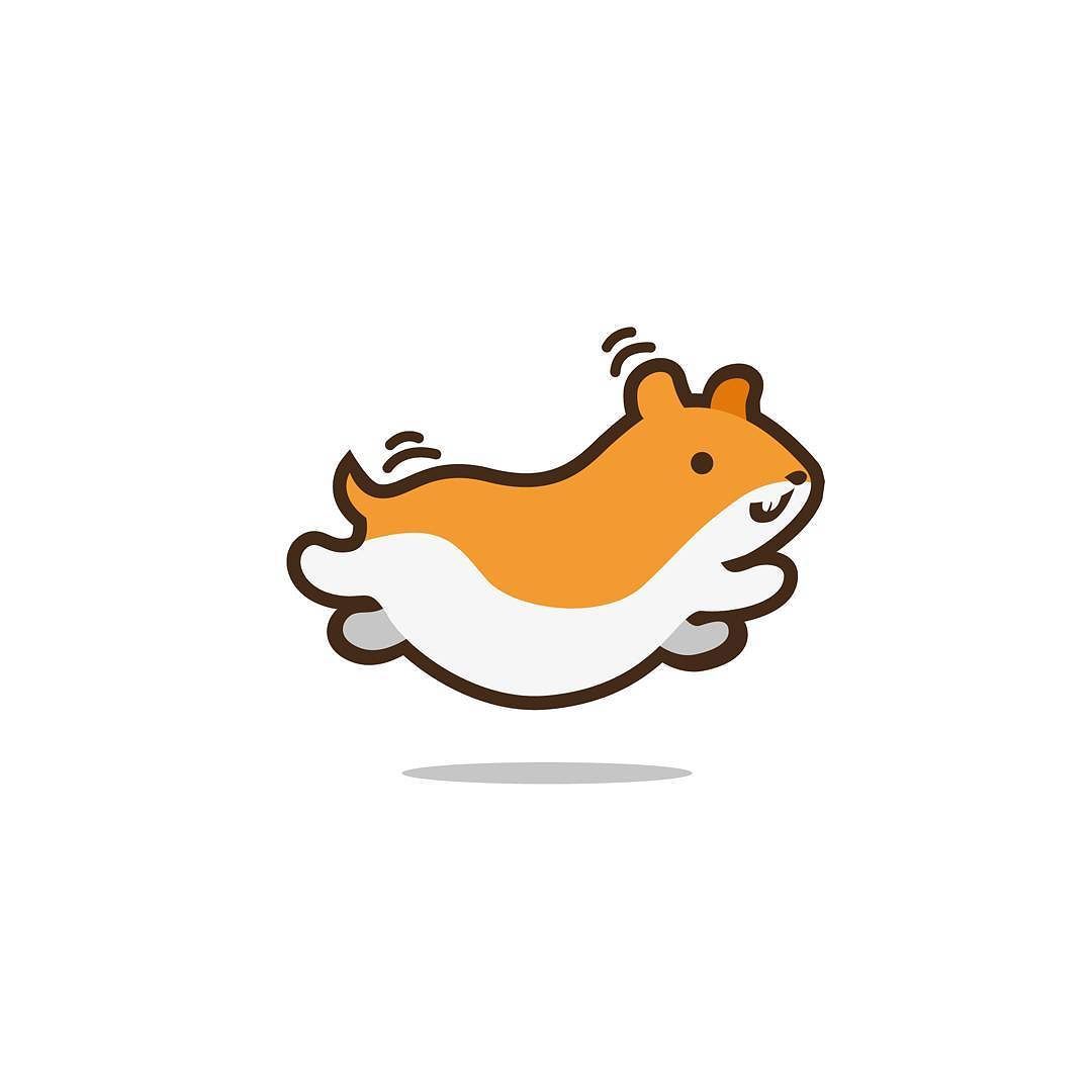 1080x1080 Running Hamster