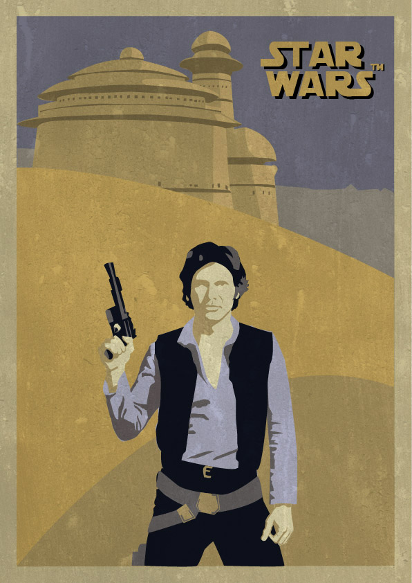 Han Solo Vector 596x842 Han Solo Vector