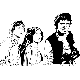 Vector De Han Solo 332x332 Vector De Han Solo
