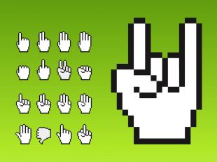 310x231 Hand Cursor Vector Free Free Vectors Ui Download