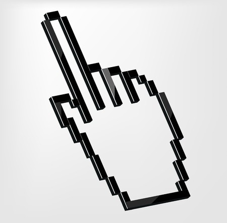 450x442 Hand Cursor Vector Illustration Royalty Free Vector Graphics