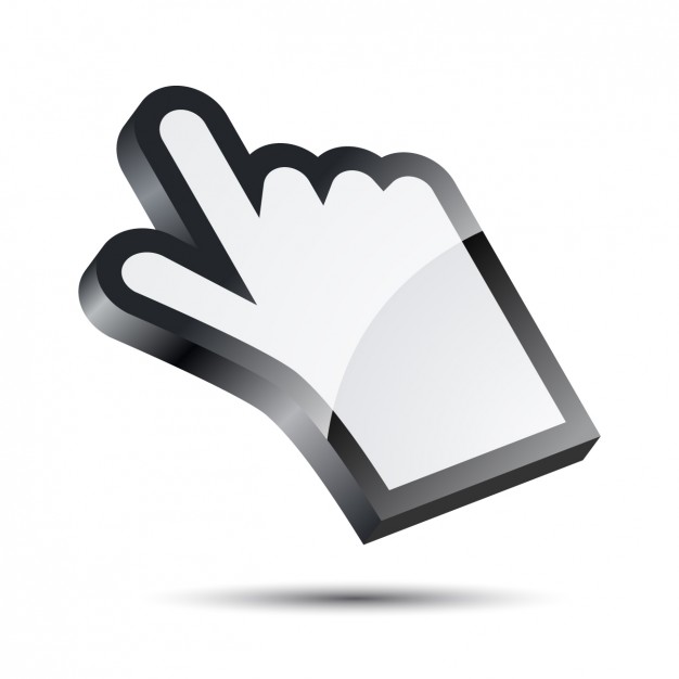 626x626 Hand Cursor Vector Free Download