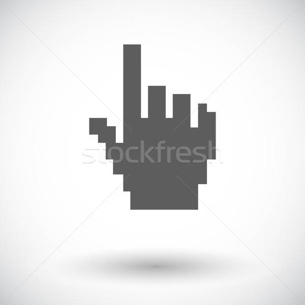 600x600 Hand Cursor Vector Illustration Oleksii Afanasiev