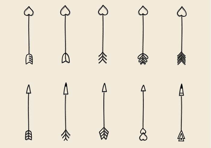 Hand Drawn Arrow Free Vector Art 700x490 Hand Drawn Arrow Free Vector Art