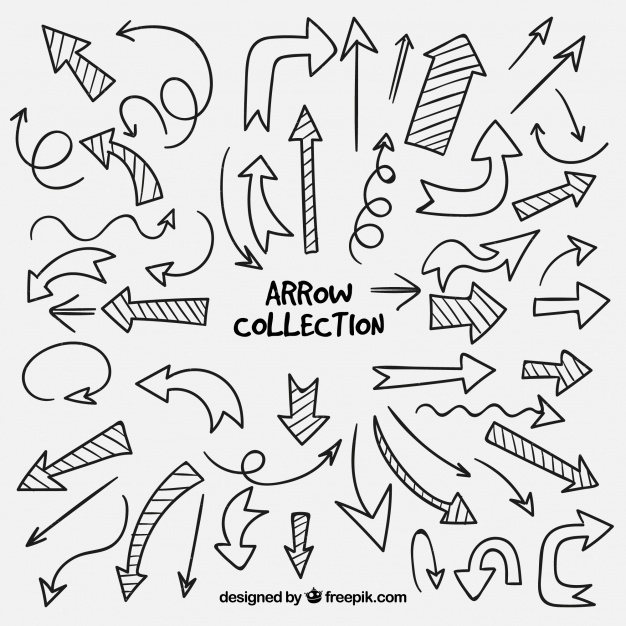 Pack Of Hand Drawn Arrows Vector Free Download 626x626 Pack Of Hand Drawn Arrows Vector Free Download