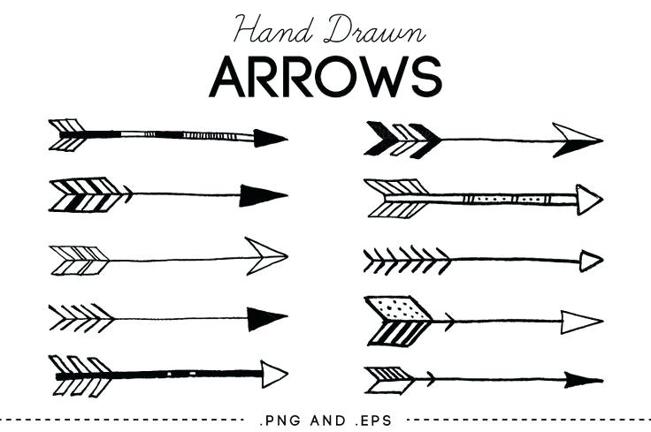Decorative Arrows Hand Painted Free Download Vector For Wall 736x489 Decorative Arrows Hand Painted Free Download Vector For Wall