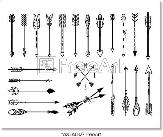 Hand Drawn Arrow Vector Free at Vectorified.com | Collection of Hand ...