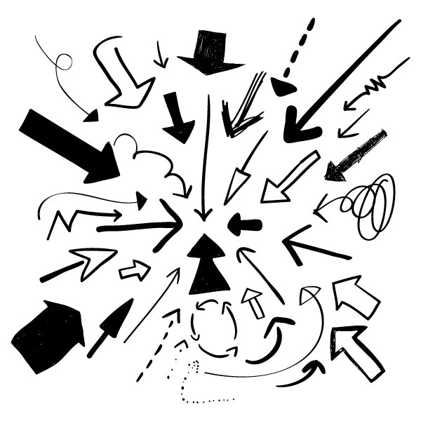 Hand Drawn Arrows Vector Images 600x600 Hand Drawn Arrows Vector Images