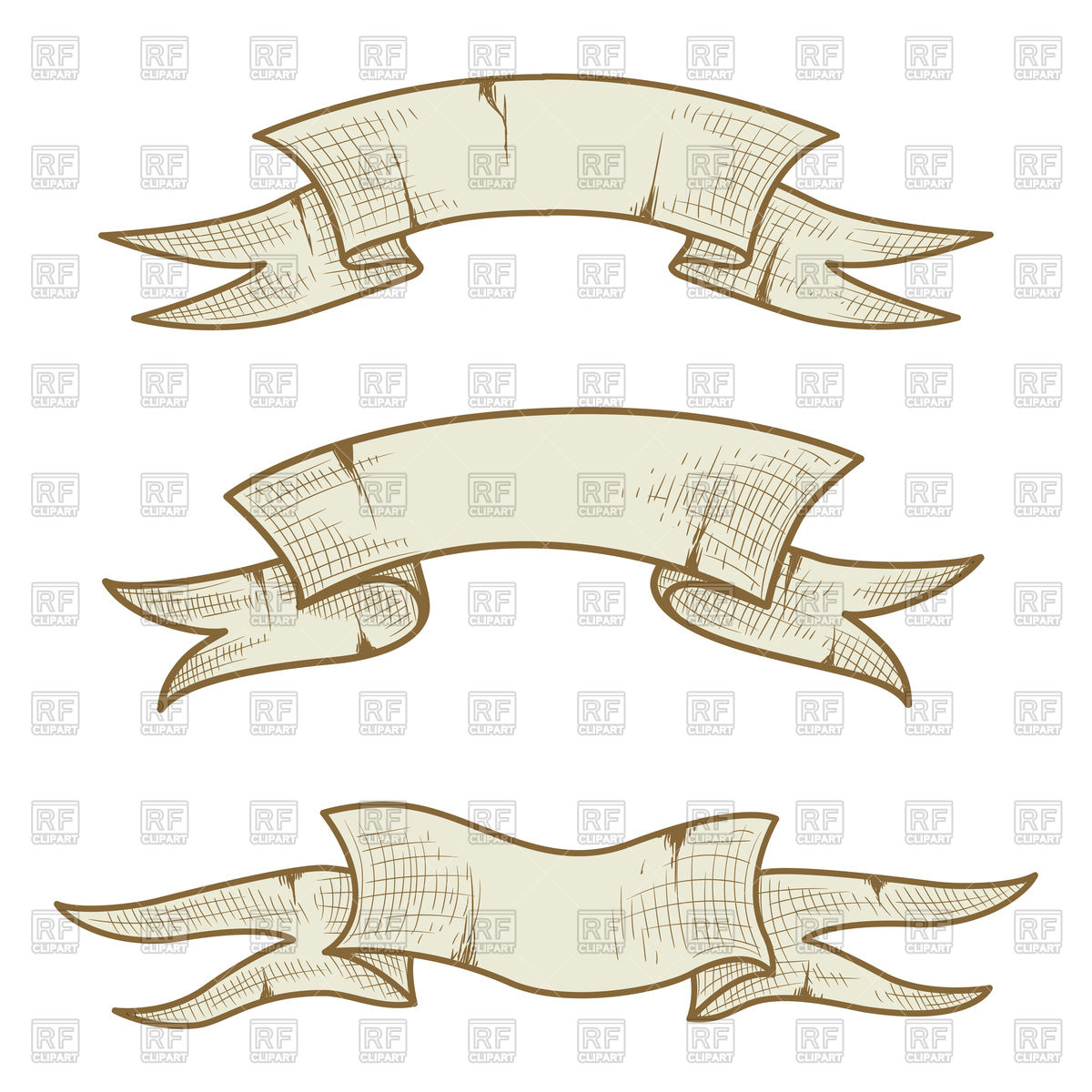 Vintage Hand Drawn Banners Vector Image Of Borders And Frames 1200x1200 Vintage Hand Drawn Banners Vector Image Of Borders And Frames