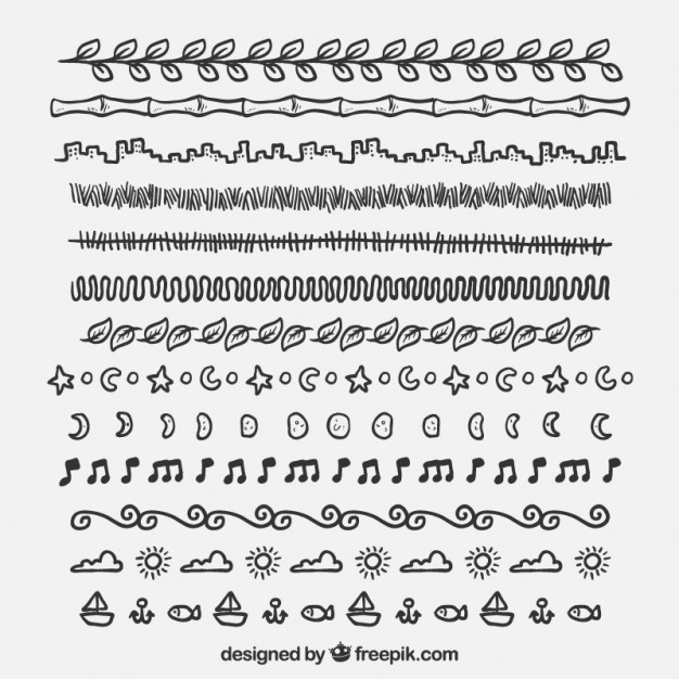 626x626 Hand Drawn Borders Vector Free Download