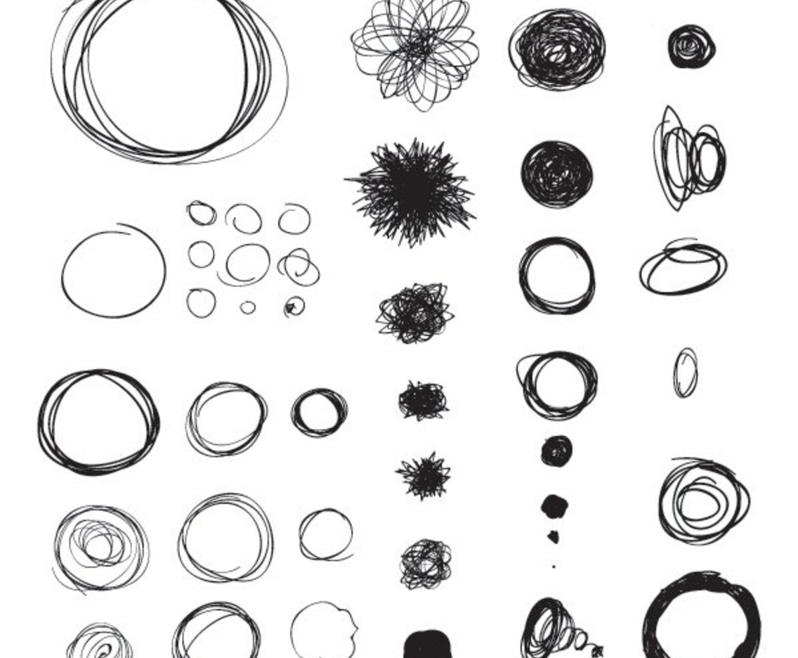 Hand Drawn Circles Vector Art Graphics 1136x936 Hand Drawn Circles Vector Art Graphics