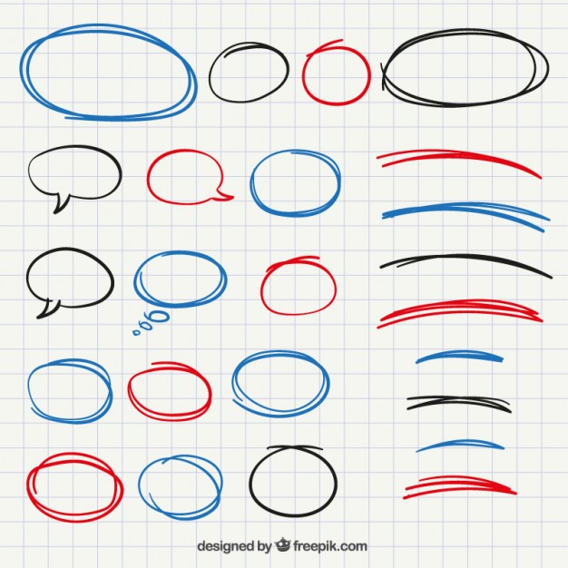 Hand Drawn Circle Scribble Set Vector Free Download 626x626 Hand Drawn Circle Scribble Set Vector Free Download