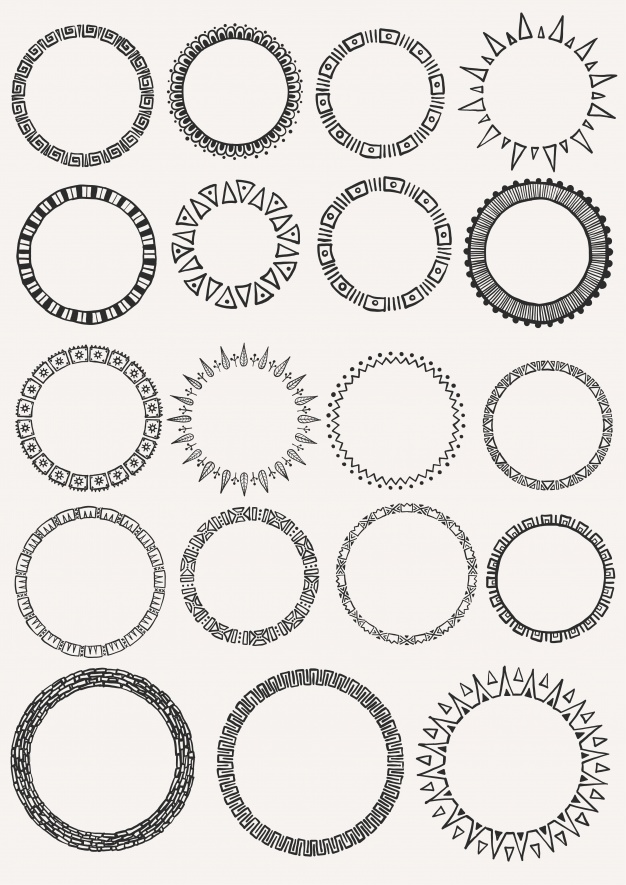 Hand Drawn Circles Collection Vector Free Download 626x885 Hand Drawn Circles Collection Vector Free Download