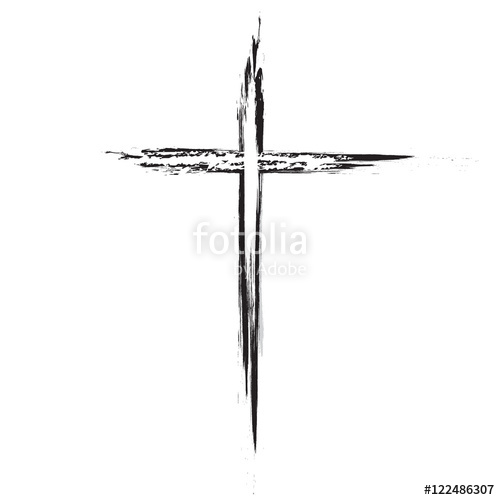 Hand Drawn Black Grunge Cross Icon, Simple Christian Cross Sign 500x500 Hand Drawn Black Grunge Cross Icon, Simple Christian Cross Sign