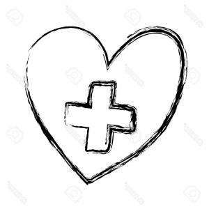 Photostock Vector Monochrome Hand Drawn Sketch Of Heart With Cross 300x300 Photostock Vector Monochrome Hand Drawn Sketch Of Heart With Cross
