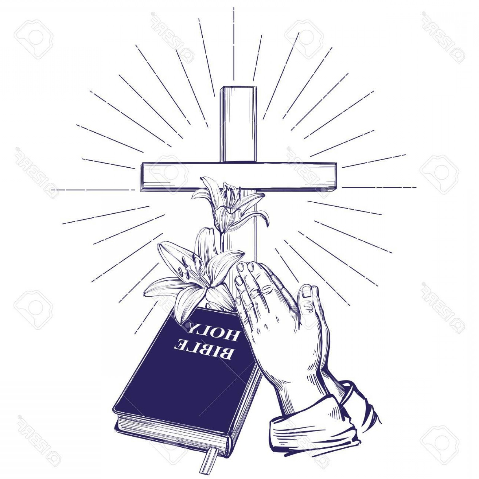 Hand Drawn Cross Vector at Vectorified.com | Collection of Hand Drawn ...