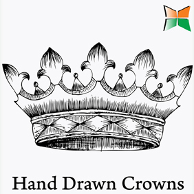 282x282 Hand Drawn Crown Vectors Free Vector Download Cannypic