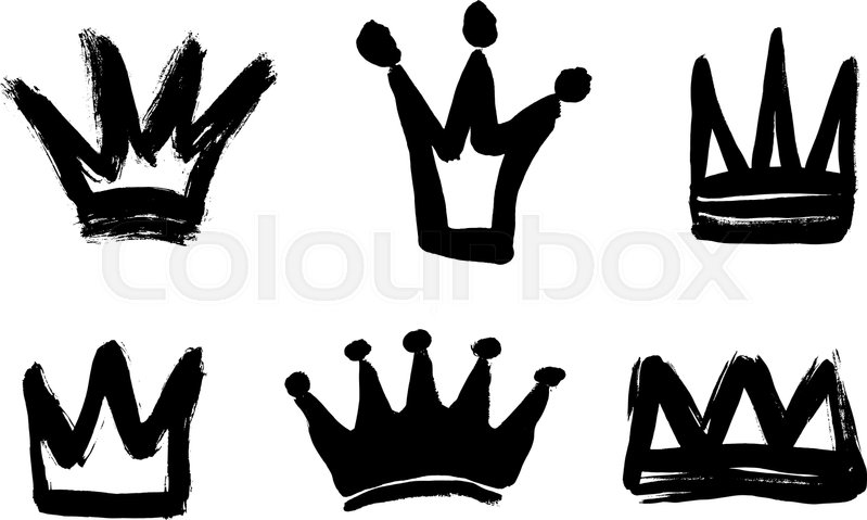 799x479 Set Texture Strokes Thick Paint In The Stock Vector Colourbox